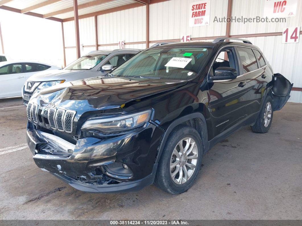 2019 Jeep Cherokee Latitude Fwd Черный vin: 1C4PJLCB8KD296861