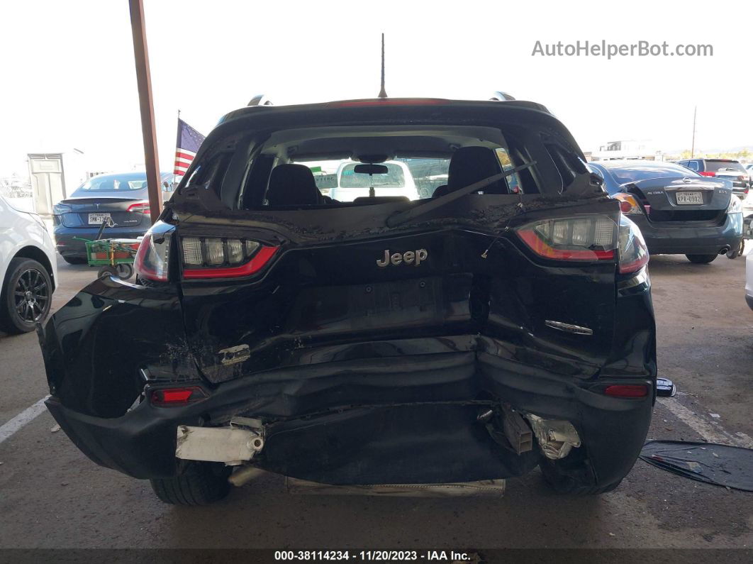 2019 Jeep Cherokee Latitude Fwd Black vin: 1C4PJLCB8KD296861