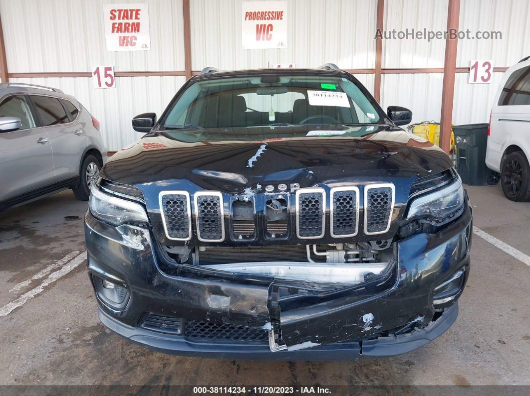 2019 Jeep Cherokee Latitude Fwd Black vin: 1C4PJLCB8KD296861