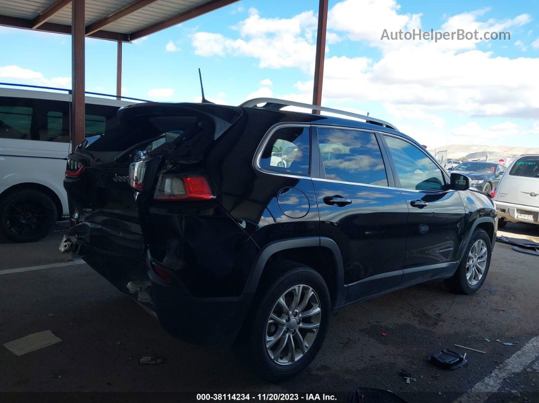 2019 Jeep Cherokee Latitude Fwd Black vin: 1C4PJLCB8KD296861