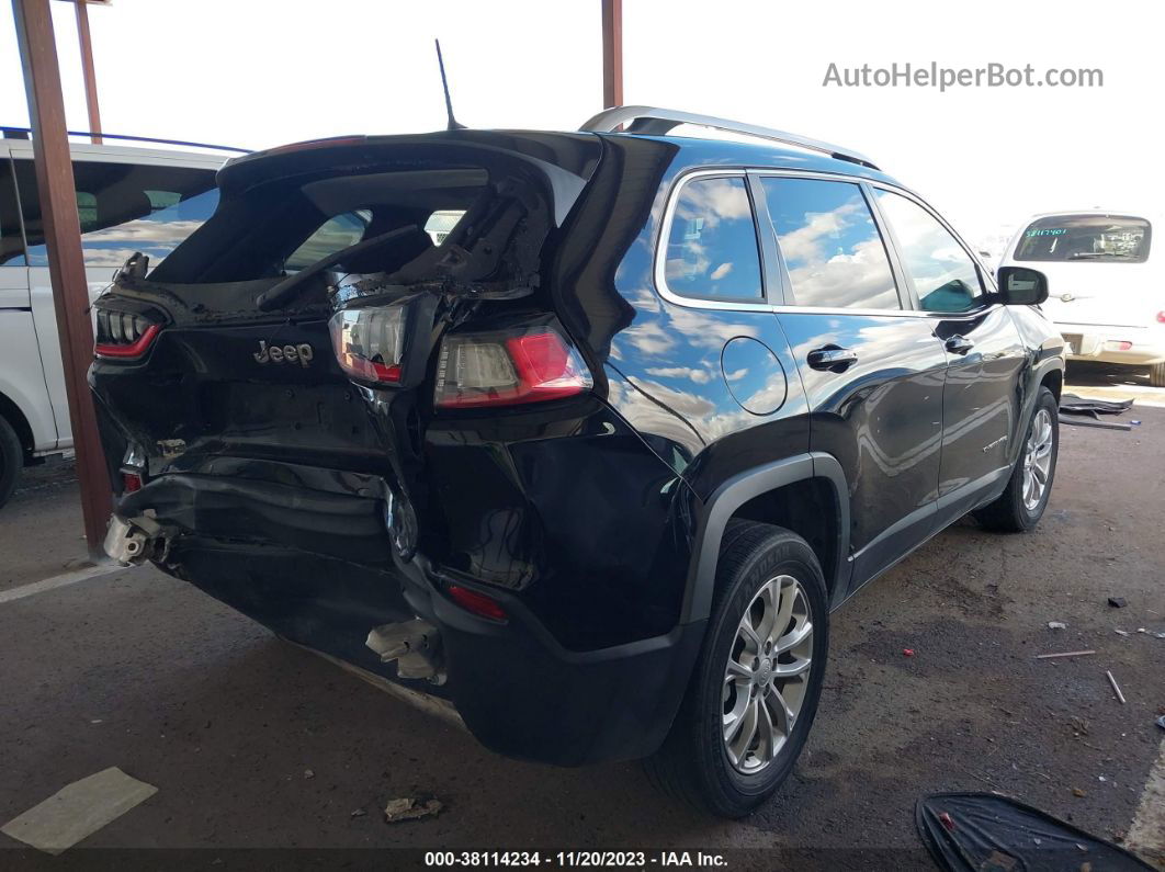 2019 Jeep Cherokee Latitude Fwd Black vin: 1C4PJLCB8KD296861