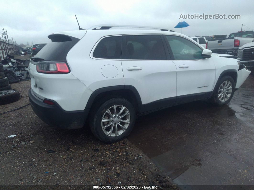 2019 Jeep Cherokee Latitude White vin: 1C4PJLCB8KD308037