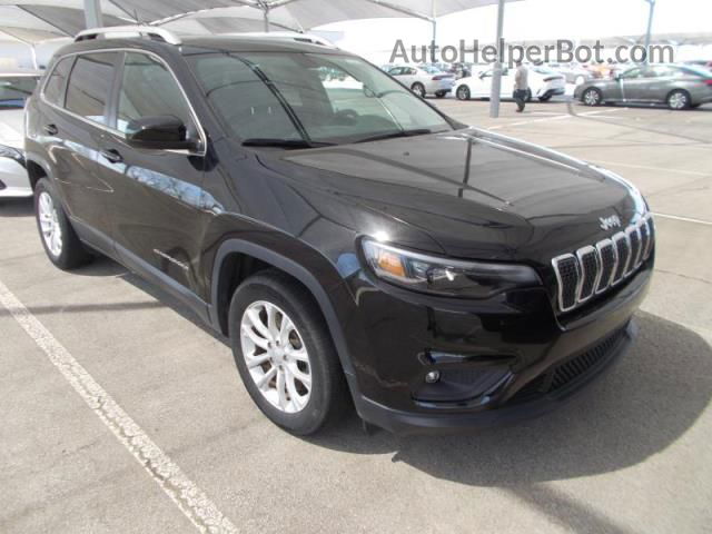 2019 Jeep Cherokee Latitude Black vin: 1C4PJLCB8KD469746