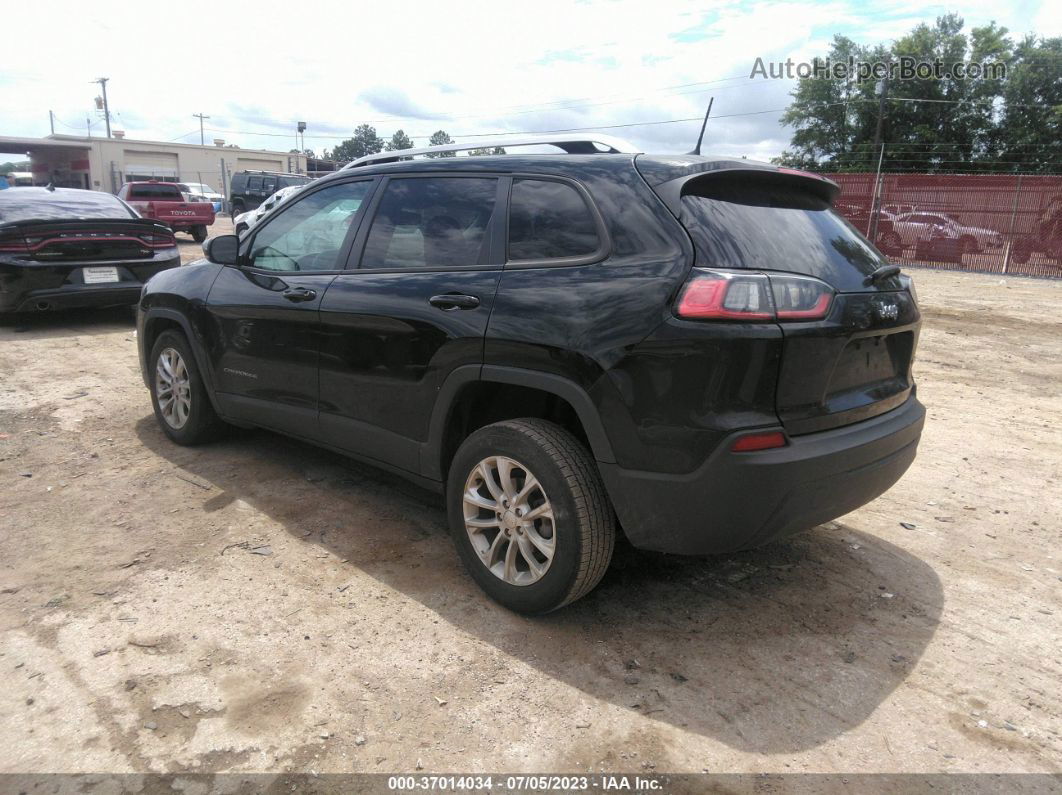 2021 Jeep Cherokee Latitude Black vin: 1C4PJLCB8MD214968