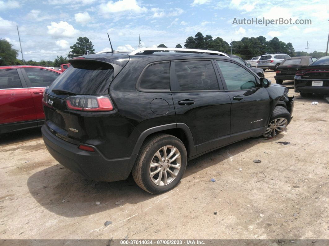 2021 Jeep Cherokee Latitude Black vin: 1C4PJLCB8MD214968