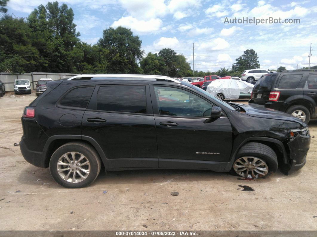 2021 Jeep Cherokee Latitude Black vin: 1C4PJLCB8MD214968