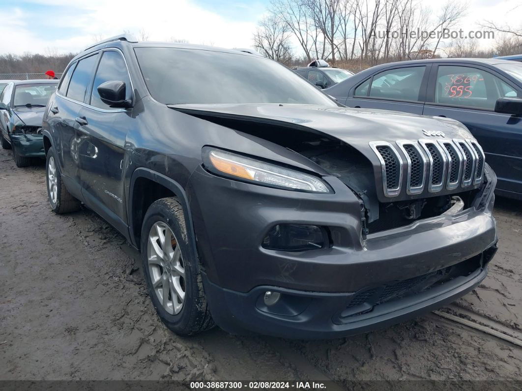 2014 Jeep Cherokee Latitude Black vin: 1C4PJLCB9EW153958