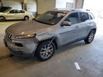 2014 Jeep Cherokee Latitude Silver vin: 1C4PJLCB9EW179055