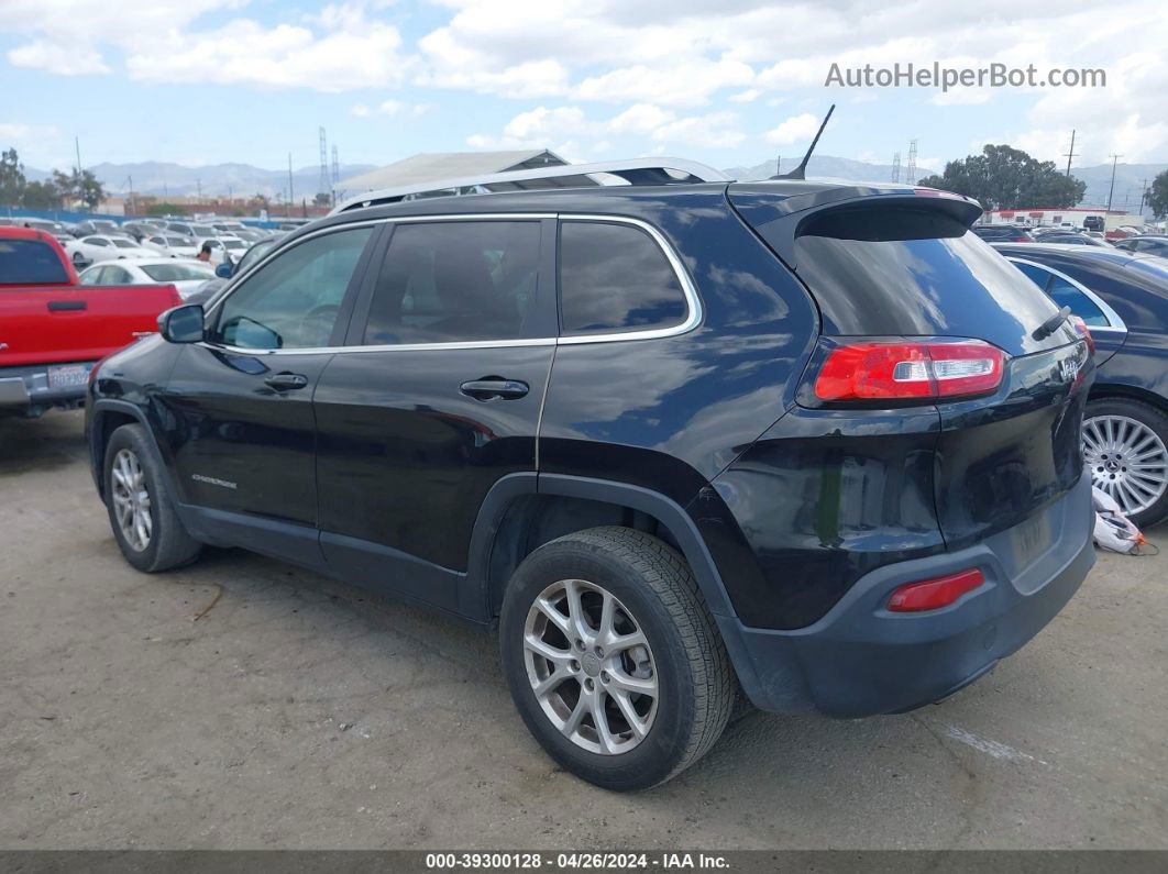 2015 Jeep Cherokee Latitude Черный vin: 1C4PJLCB9FW627893