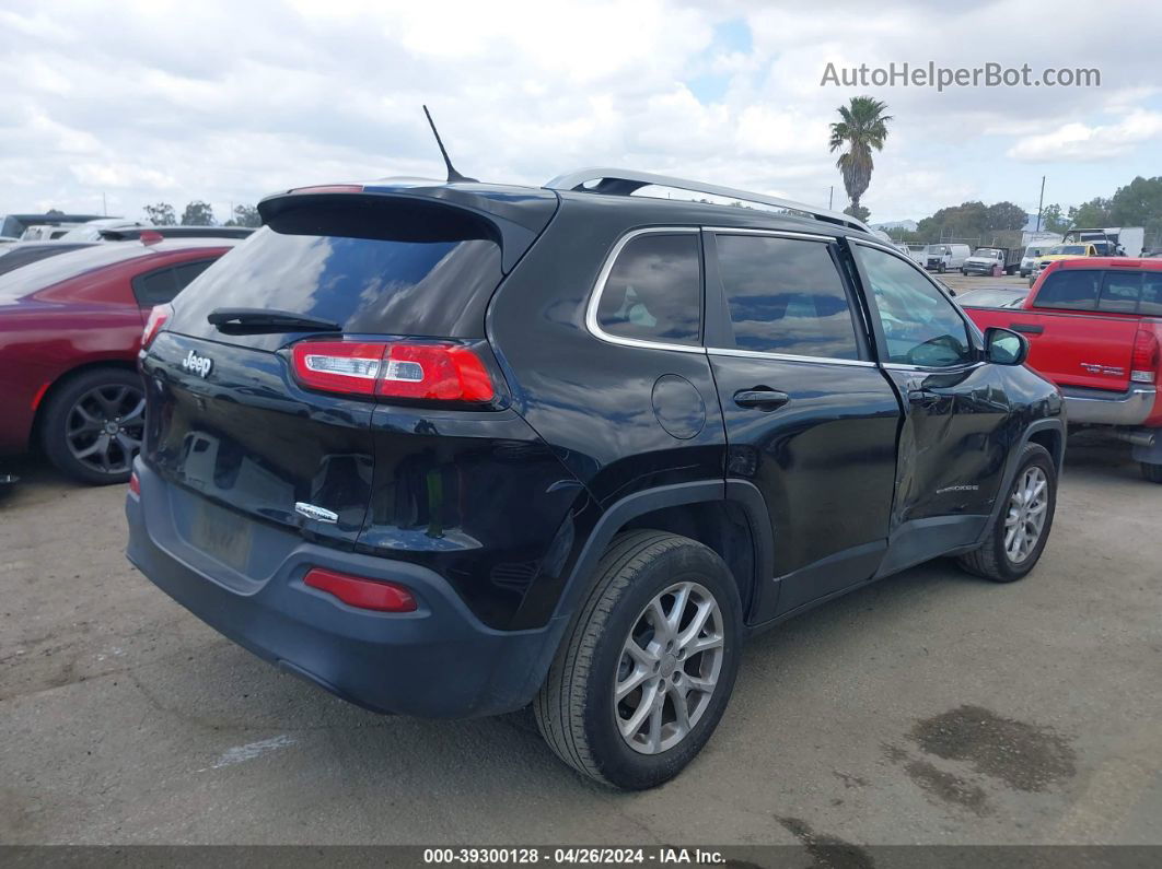 2015 Jeep Cherokee Latitude Black vin: 1C4PJLCB9FW627893