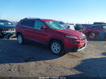 2015 Jeep Cherokee Latitude Red vin: 1C4PJLCB9FW655967