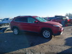 2015 Jeep Cherokee Latitude Red vin: 1C4PJLCB9FW655967