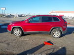 2015 Jeep Cherokee Latitude Red vin: 1C4PJLCB9FW655967