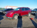 2015 Jeep Cherokee Latitude Red vin: 1C4PJLCB9FW655967