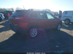 2015 Jeep Cherokee Latitude Red vin: 1C4PJLCB9FW655967