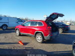 2015 Jeep Cherokee Latitude Red vin: 1C4PJLCB9FW655967