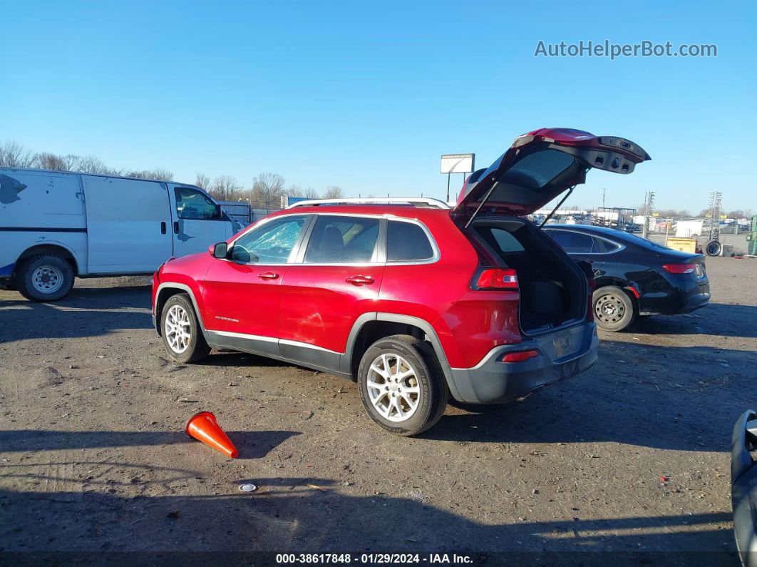 2015 Jeep Cherokee Latitude Красный vin: 1C4PJLCB9FW655967