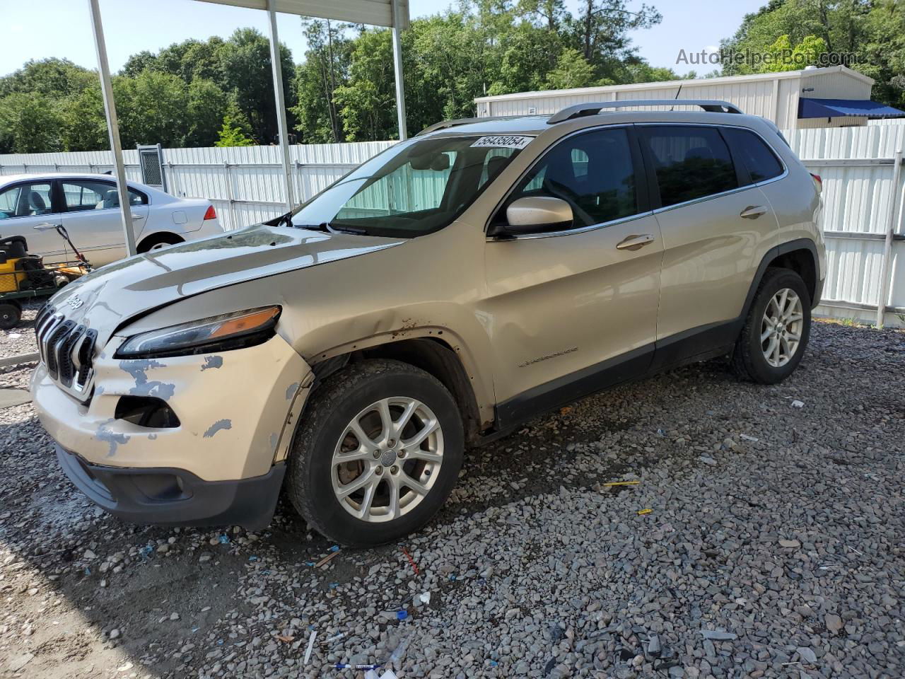 2015 Jeep Cherokee Latitude Beige vin: 1C4PJLCB9FW677368