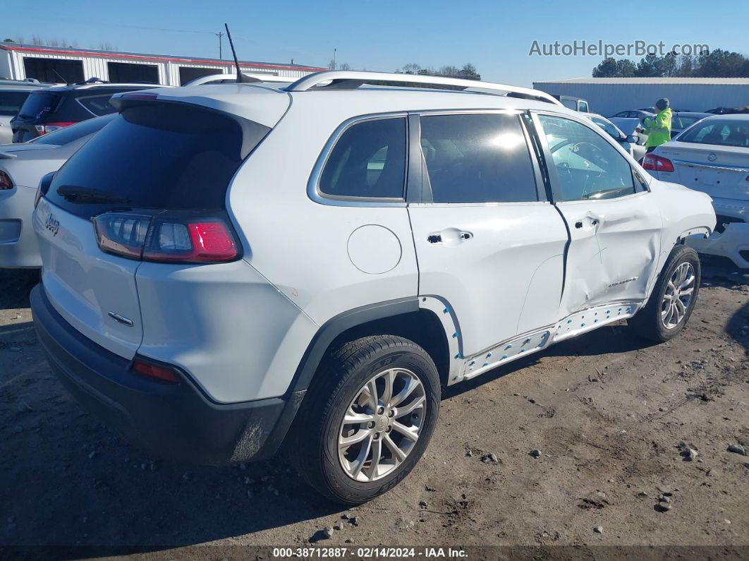 2019 Jeep Cherokee Latitude Fwd White vin: 1C4PJLCB9KD128761