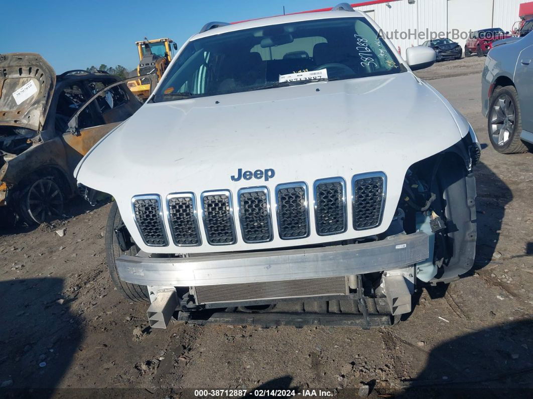 2019 Jeep Cherokee Latitude Fwd White vin: 1C4PJLCB9KD128761