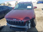 2019 Jeep Cherokee Latitude Fwd Red vin: 1C4PJLCB9KD153031