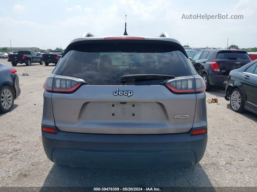 2019 Jeep Cherokee Latitude Fwd Gray vin: 1C4PJLCB9KD307513