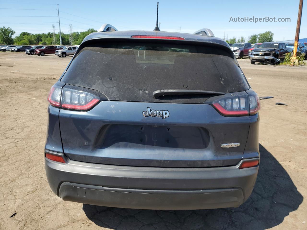 2019 Jeep Cherokee Latitude Blue vin: 1C4PJLCB9KD366609