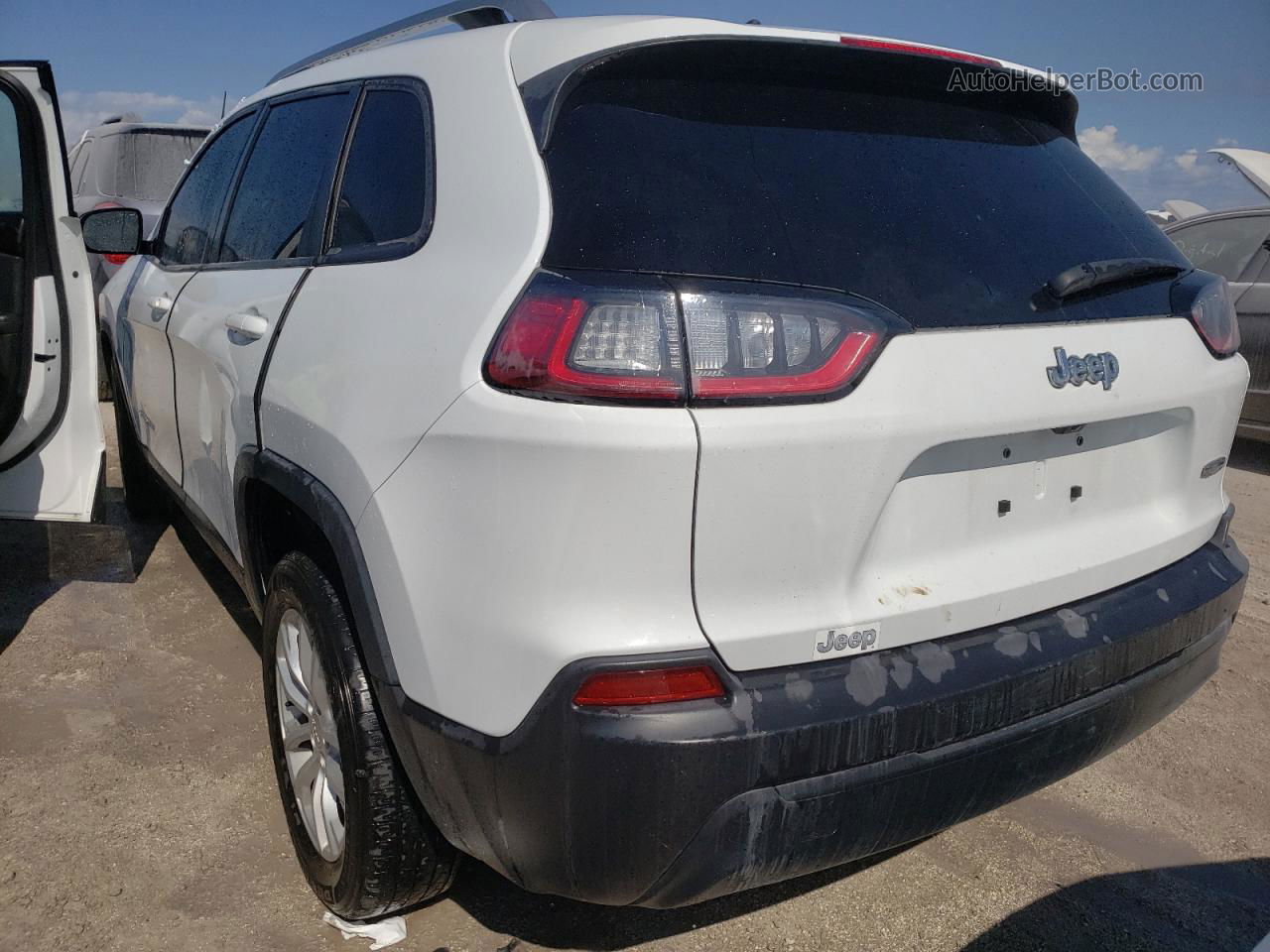 2021 Jeep Cherokee Latitude Белый vin: 1C4PJLCB9MD112711