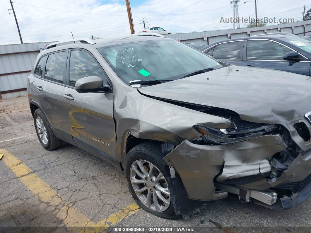 2021 Jeep Cherokee Latitude Fwd Brown vin: 1C4PJLCB9MD113387