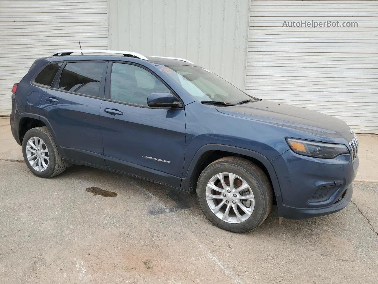 2021 Jeep Cherokee Latitude Blue vin: 1C4PJLCB9MD150553