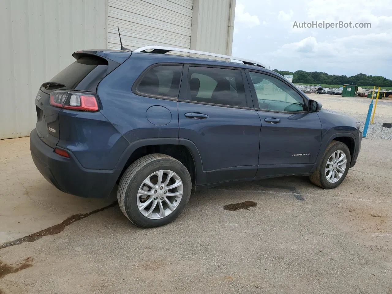 2021 Jeep Cherokee Latitude Blue vin: 1C4PJLCB9MD150553