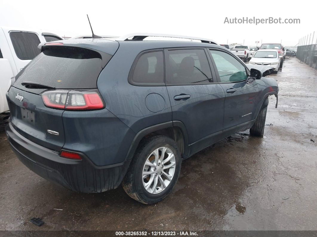 2021 Jeep Cherokee Latitude Fwd Blue vin: 1C4PJLCB9MD169460