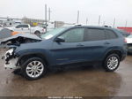 2021 Jeep Cherokee Latitude Fwd Blue vin: 1C4PJLCB9MD169460