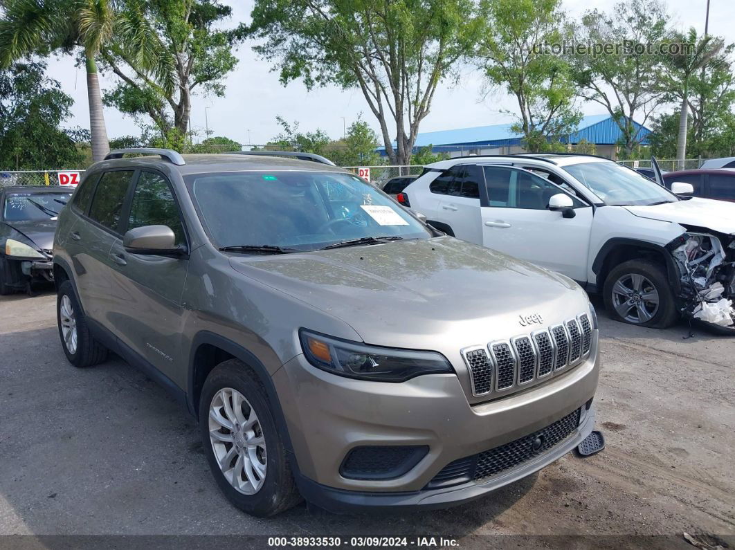 2021 Jeep Cherokee Latitude Fwd Gray vin: 1C4PJLCB9MD208063