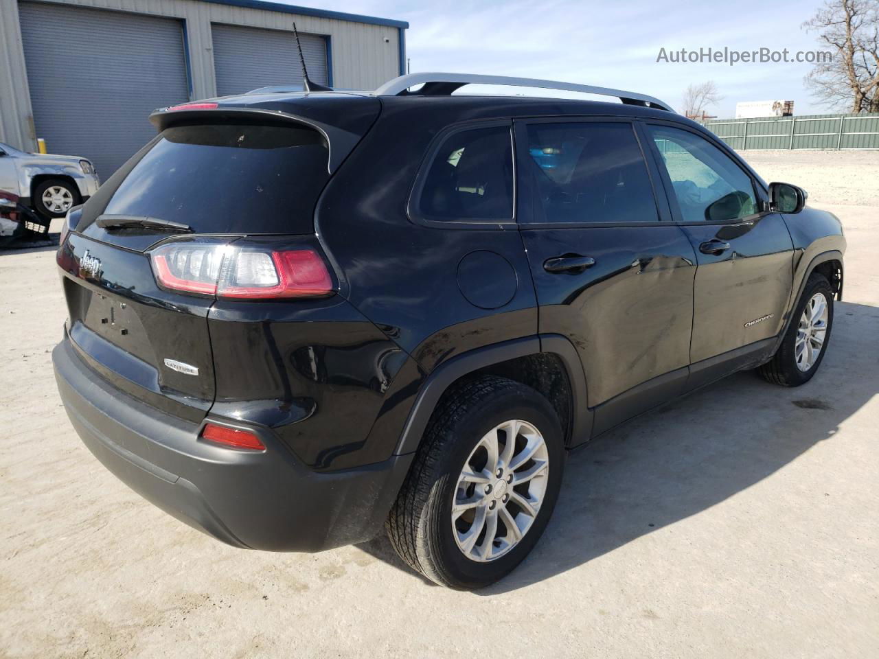 2021 Jeep Cherokee Latitude Black vin: 1C4PJLCB9MD217961