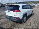 2014 Jeep Cherokee Latitude White vin: 1C4PJLCBXEW122850