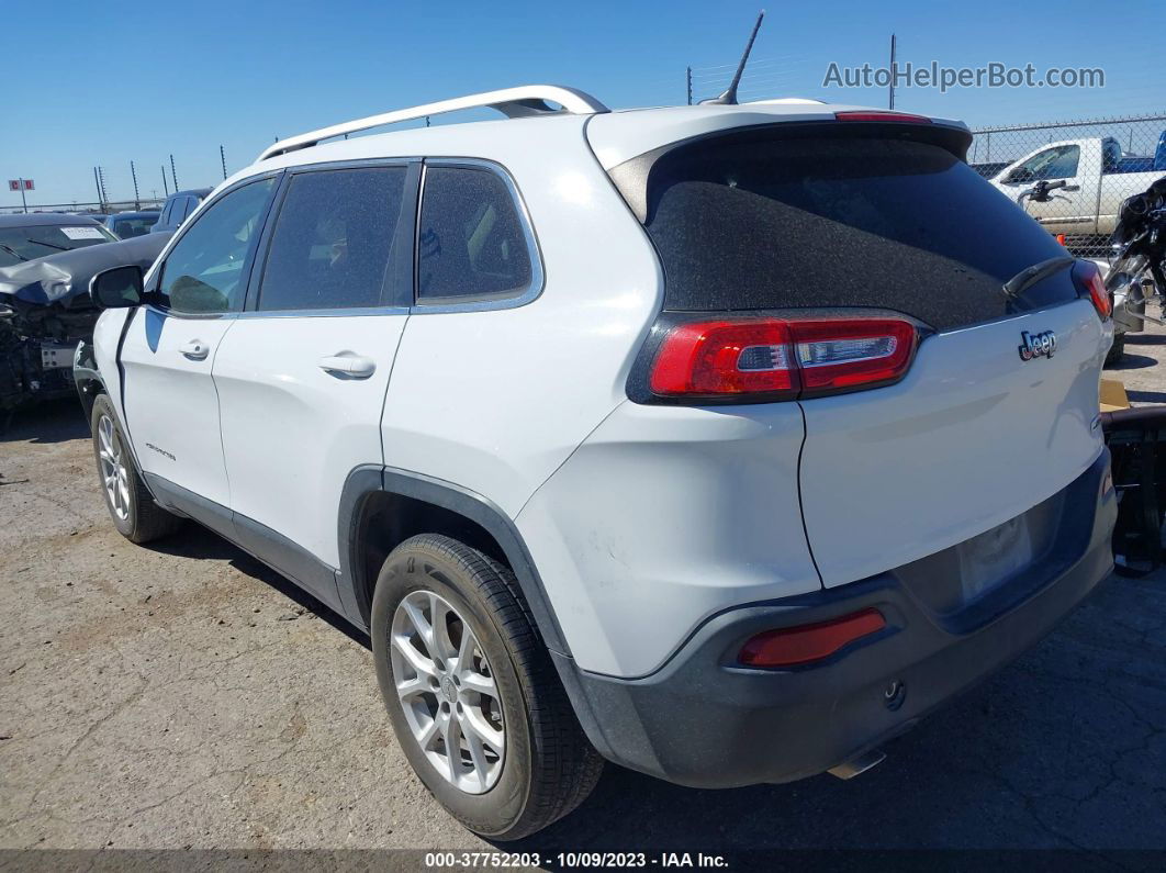 2014 Jeep Cherokee Latitude White vin: 1C4PJLCBXEW247394