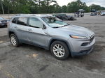 2015 Jeep Cherokee Latitude Silver vin: 1C4PJLCBXFW730904