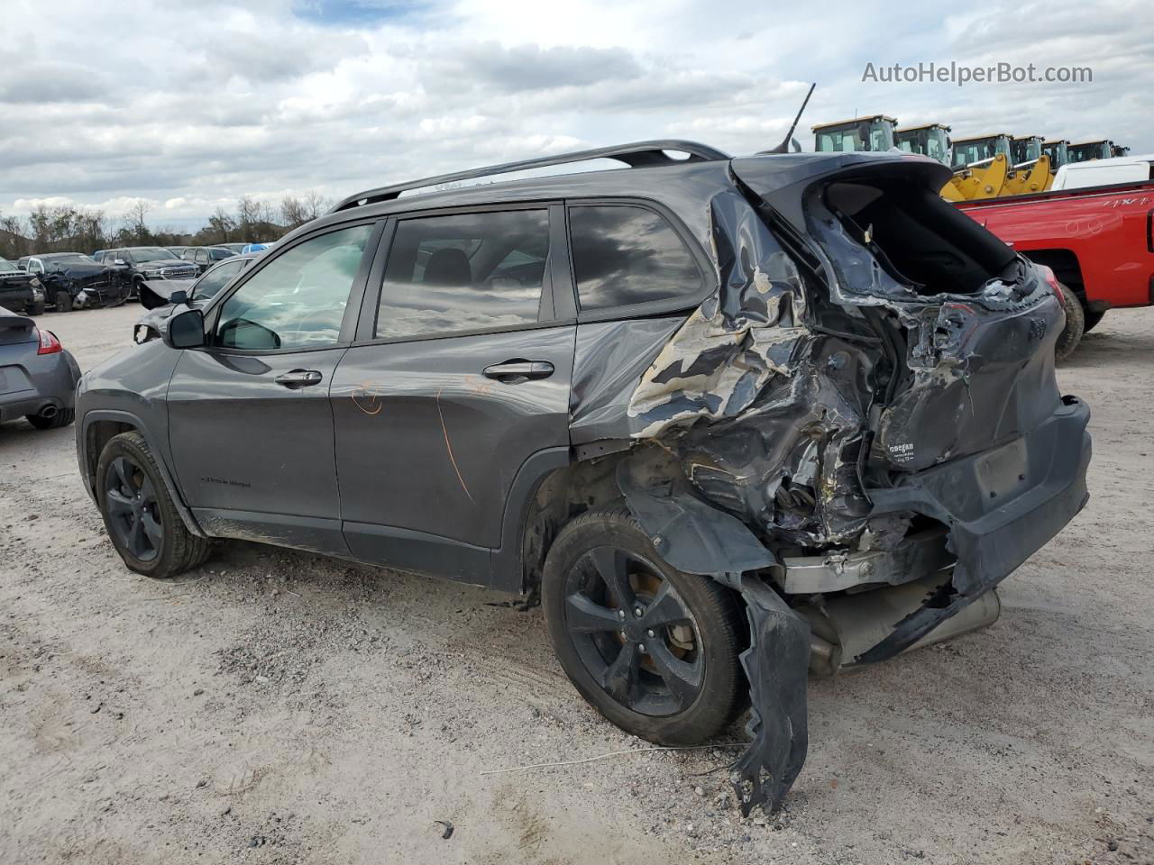 2015 Jeep Cherokee Latitude Серый vin: 1C4PJLCBXFW737626