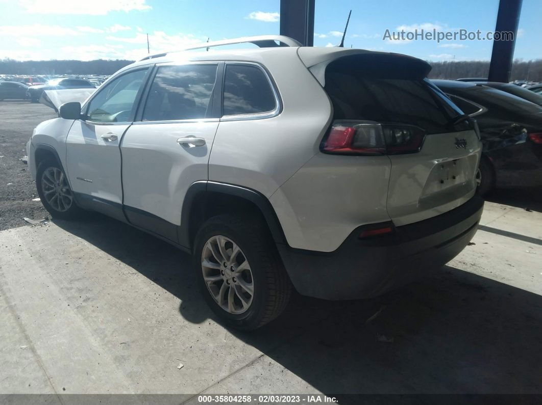 2019 Jeep Cherokee Latitude White vin: 1C4PJLCBXKD171750