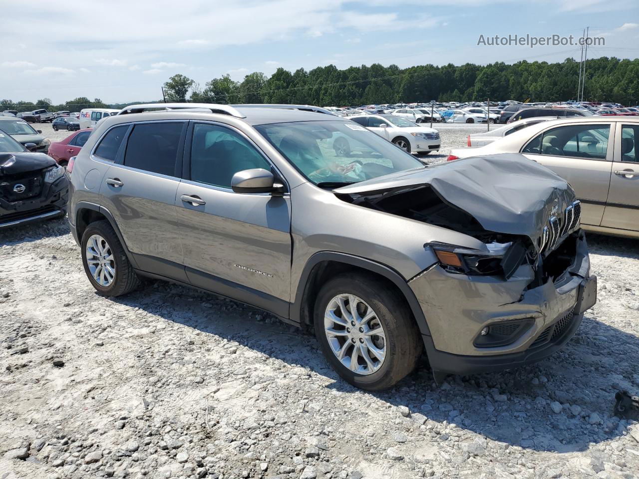 2019 Jeep Cherokee Latitude Tan vin: 1C4PJLCBXKD221367