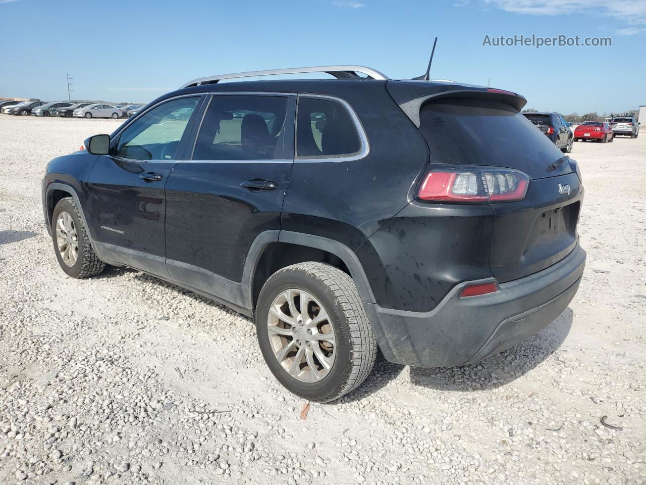 2019 Jeep Cherokee Latitude Черный vin: 1C4PJLCBXKD373519