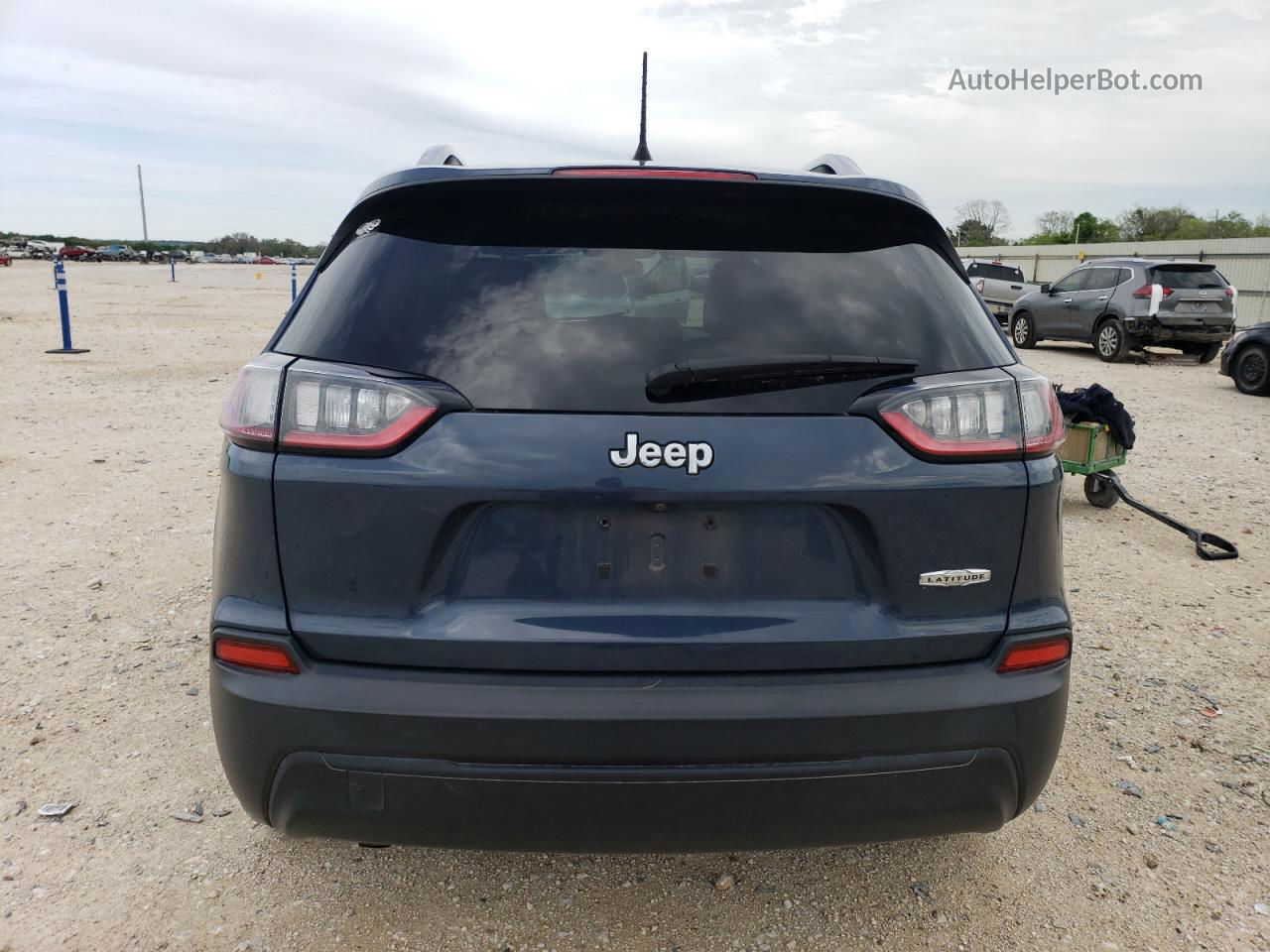 2019 Jeep Cherokee Latitude Blue vin: 1C4PJLCBXKD392541