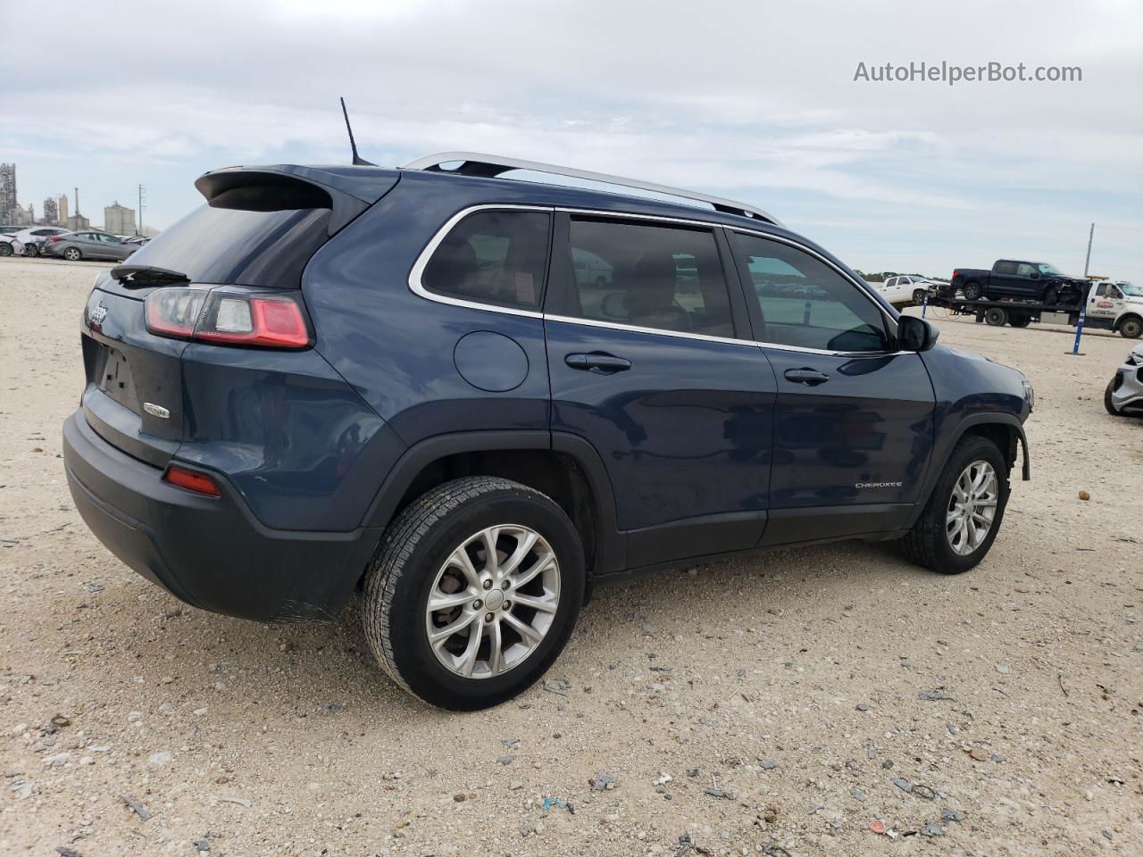 2019 Jeep Cherokee Latitude Blue vin: 1C4PJLCBXKD392541