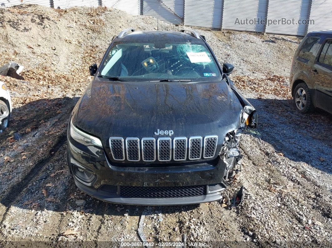 2019 Jeep Cherokee Latitude Fwd Black vin: 1C4PJLCBXKD406566