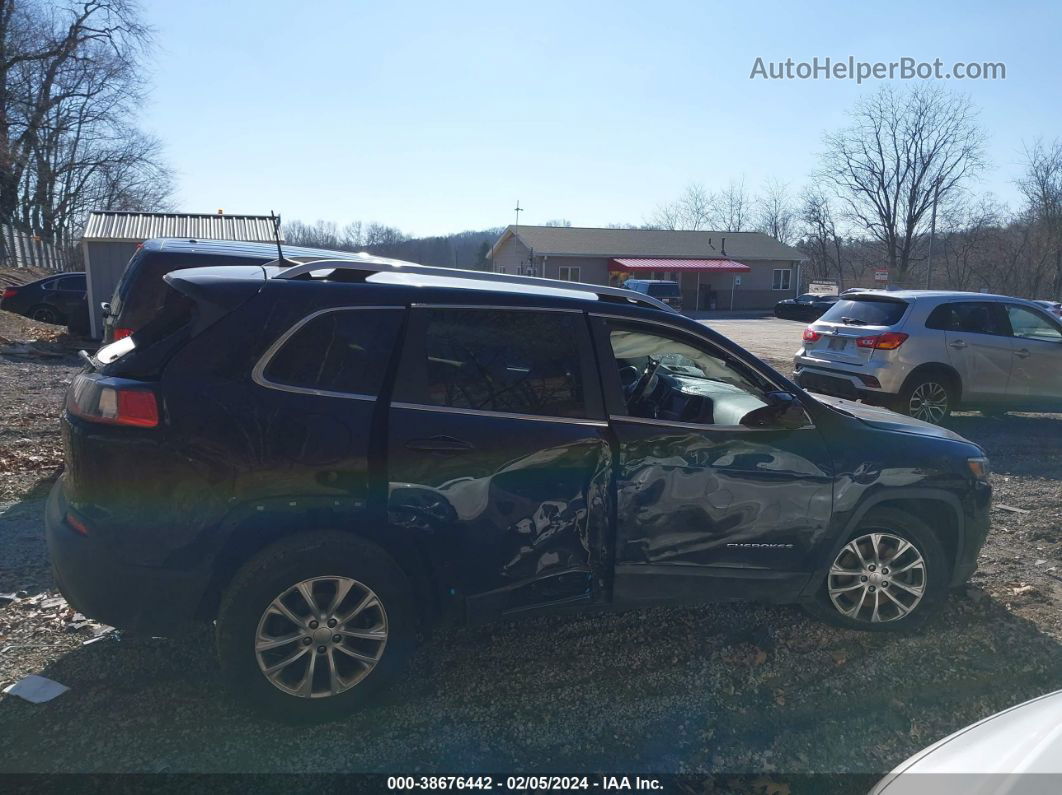 2019 Jeep Cherokee Latitude Fwd Black vin: 1C4PJLCBXKD406566