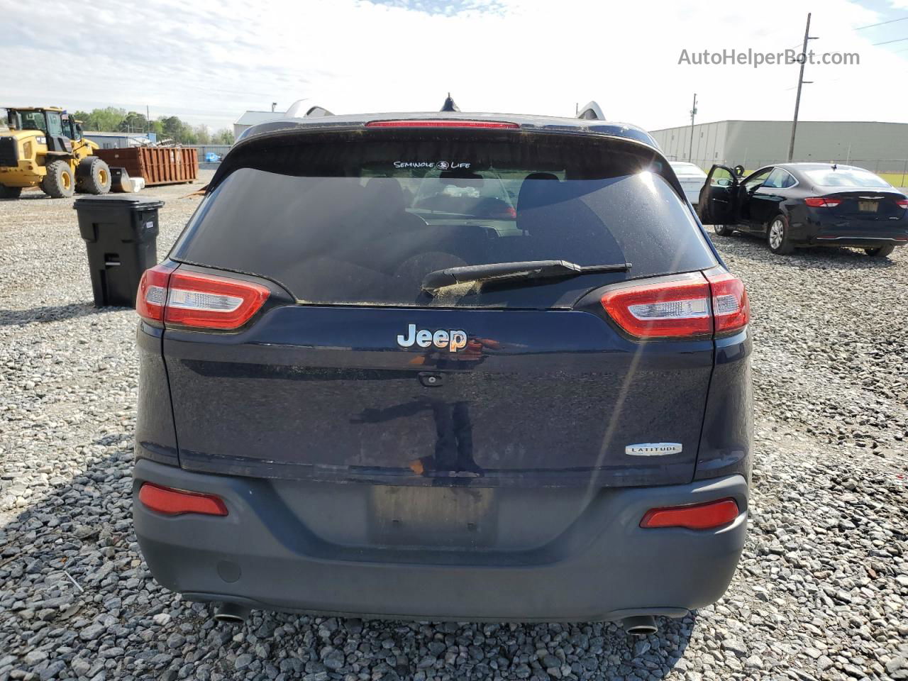 2014 Jeep Cherokee Latitude Blue vin: 1C4PJLCS0EW179137