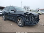 2014 Jeep Cherokee Latitude Black vin: 1C4PJLCS0EW241927