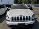 2014 Jeep Cherokee Latitude White vin: 1C4PJLCS1EW115415