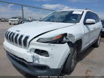 2014 Jeep Cherokee Latitude White vin: 1C4PJLCS1EW115429